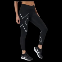 New 2XU Core Compression 7/8 Tight Black/Silver Svart och Silver