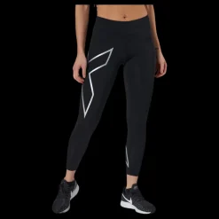 New 2XU Core Compression 7/8 Tight Black/Silver Svart och Silver