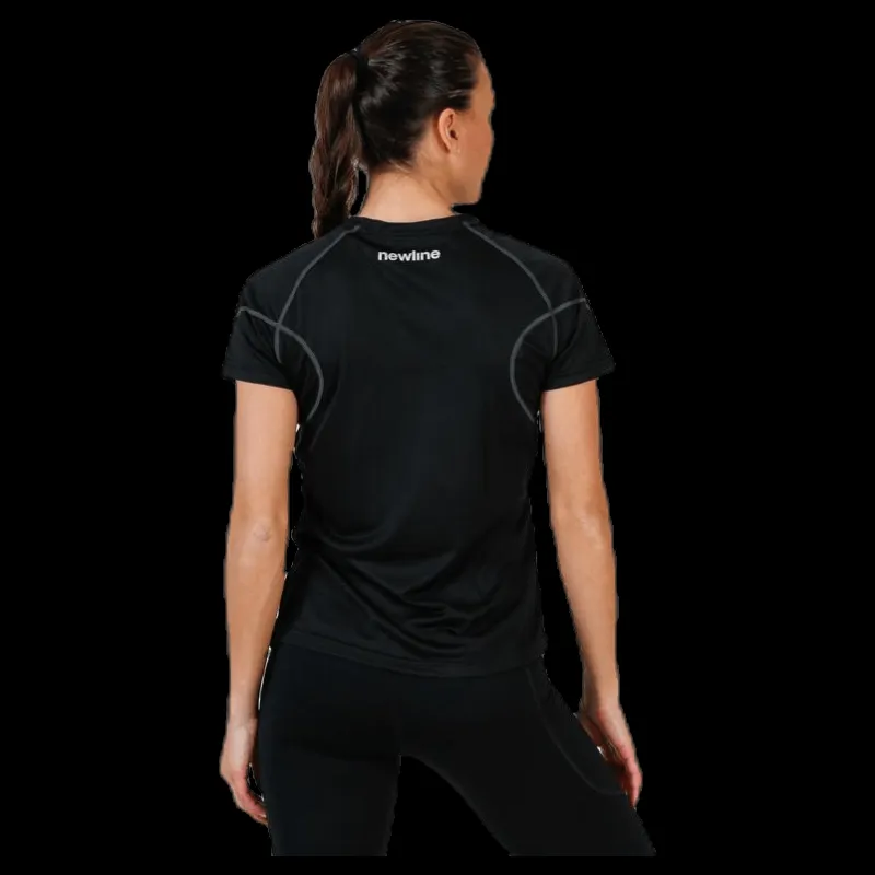 Hot Newline Core Coolskin Tee Black Svart