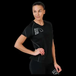 Hot Newline Core Coolskin Tee Black Svart
