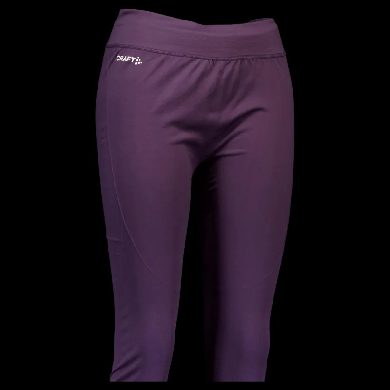 Craft Core Dry Active Comfort Pant W Dk Plum Lila Clearance