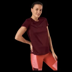 Craft Core Essence SS Mesh Tee Red Röd Outlet