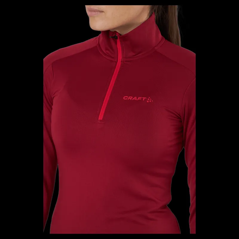 Craft Core Gain Midlayer W Rhubarb Röd