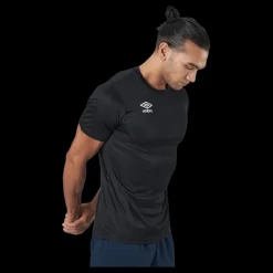 Umbro Core Poly Tee Black Svart New