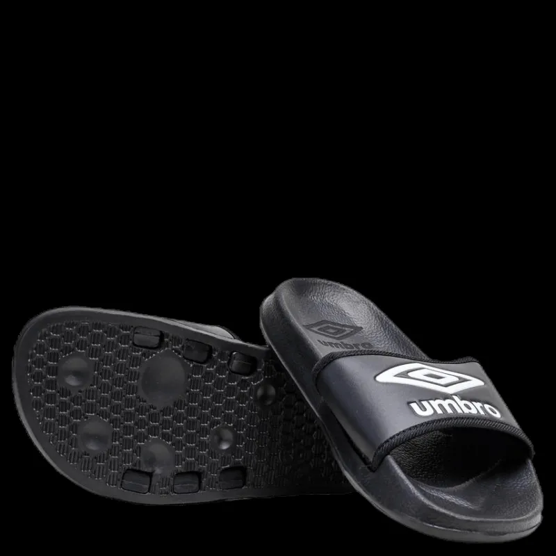 Discount Umbro Core Slippers Black Svart