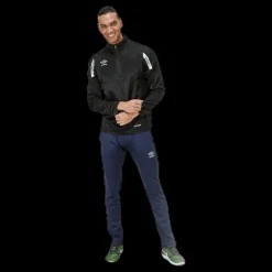 Umbro Core Sweat Half Zip Black Svart New