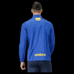 Clearance Umbro Core Sweat Half Zip Blue/Yellow Blå och Gul
