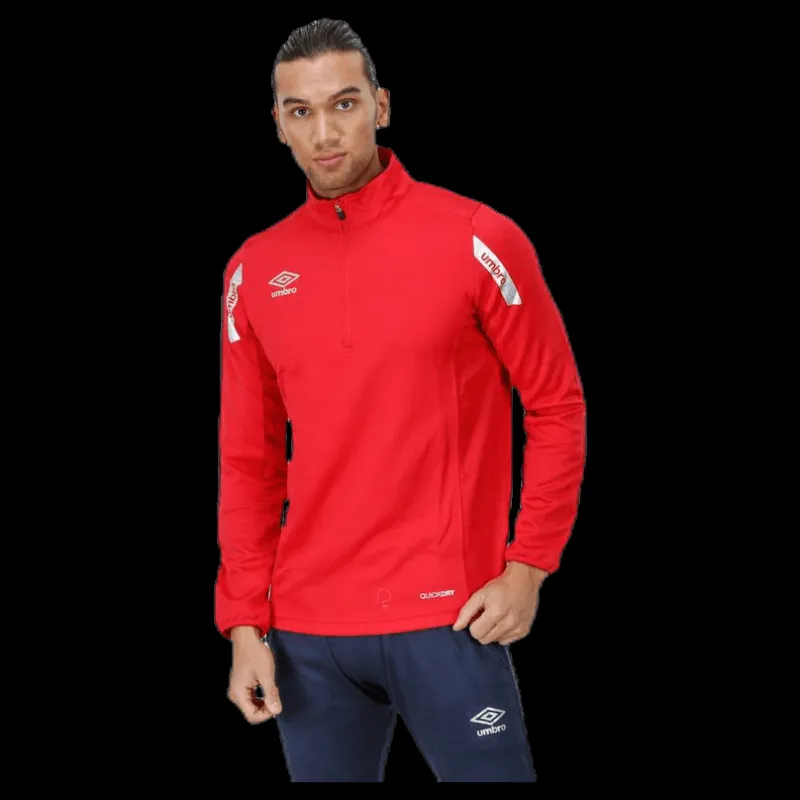 Umbro Core Sweat Half Zip Red Röd Outlet