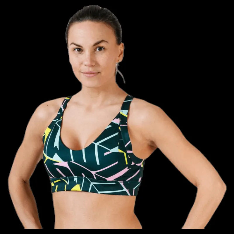 Puma Cosmic Bra M TZ Pink/Green Blå Discount