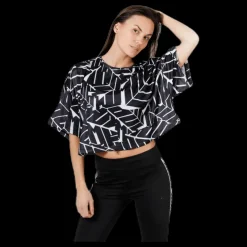 Clearance Puma Cosmic Tee TZ White/Black Svart