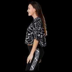 Clearance Puma Cosmic Tee TZ White/Black Svart