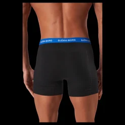 New Björn Borg Cotton Stretch Boxer 5p Multipack 3 Svart