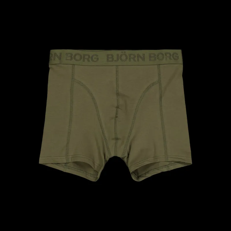 Björn Borg Cotton Stretch Boxer 5p Multipack 6 Grön Clearance