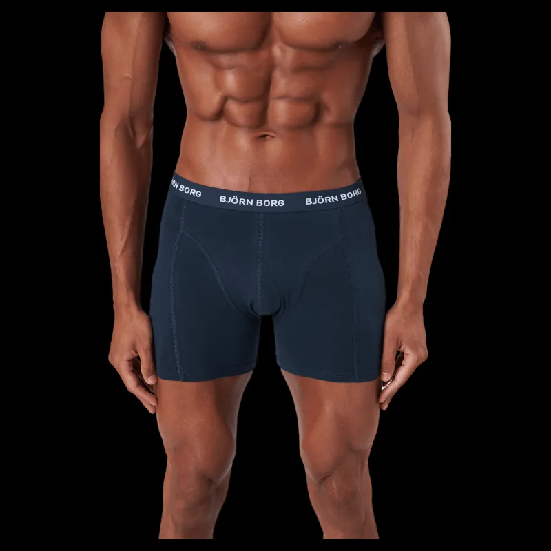 Outlet Björn Borg Cotton Stretch Boxer 3p Multipack 3 Svart