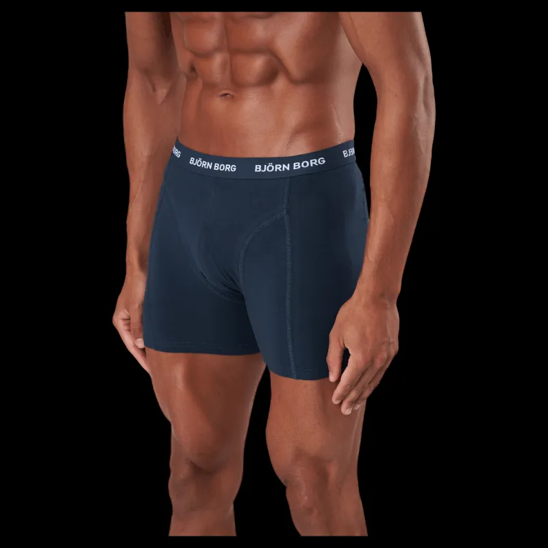 Outlet Björn Borg Cotton Stretch Boxer 3p Multipack 3 Svart