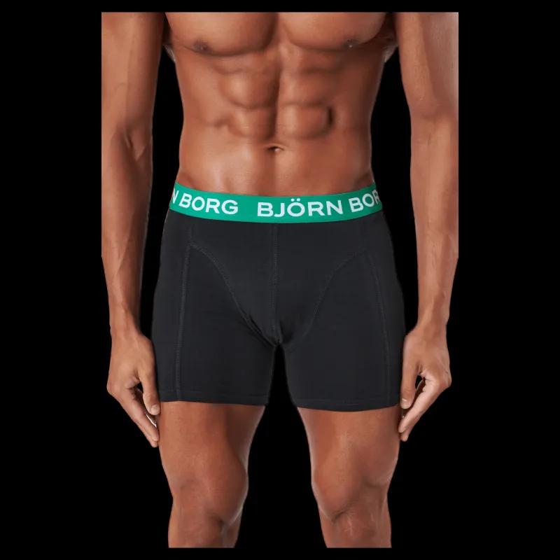 Björn Borg Cotton Stretch Boxer 3p Multipack 7 Svart Sale