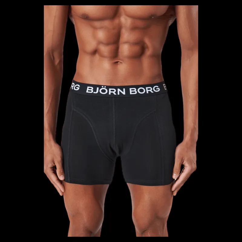 Björn Borg Cotton Stretch Boxer 3p Multipack 7 Svart Sale