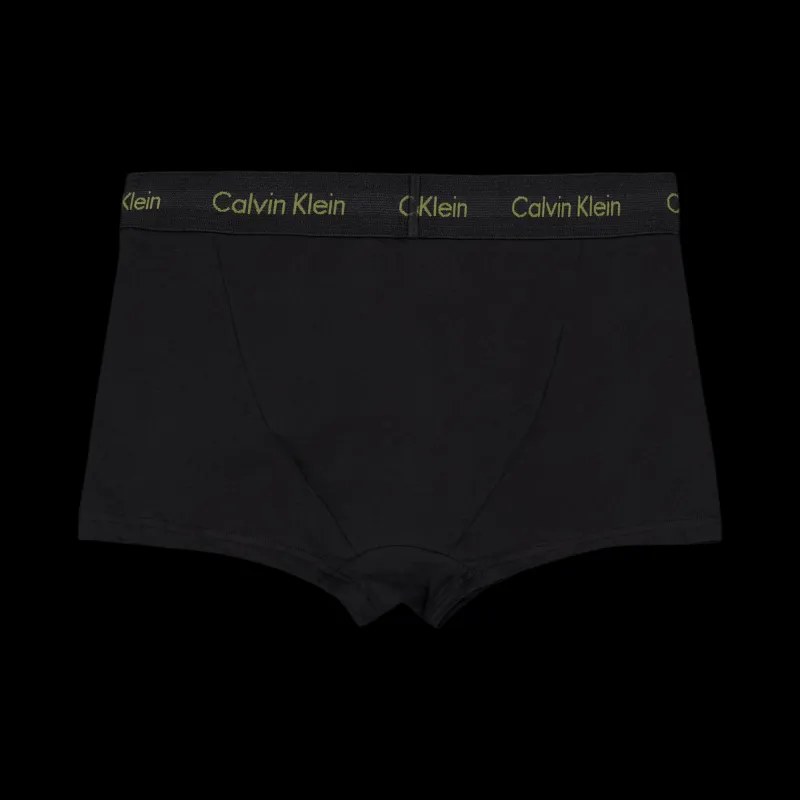 Calvin Klein Cotton Stretch Low Rise Trunk Multi Svart