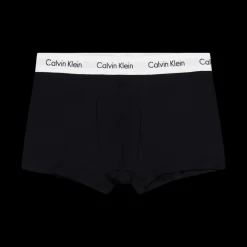 Sale Calvin Klein Cotton Stretch 3P Low Rise Trunk Black Svart