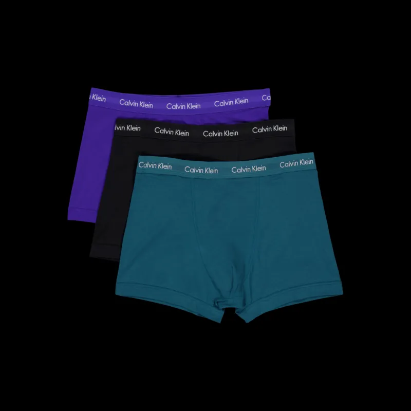 Sale Calvin Klein Cotton Stretch Trunk 3pk Multi Flerfärgad
