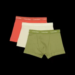 Calvin Klein Cotton Stretch Trunk 3pk Multi Grön Discount
