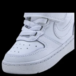 Nike Court Borough Low 2 Baby/Toddler Shoes WHITE/WHITE-WHITE Vit Clearance