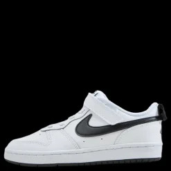 Clearance Nike Court Borough Low 2 Little Kids' Shoes WHITE/BLACK Vit