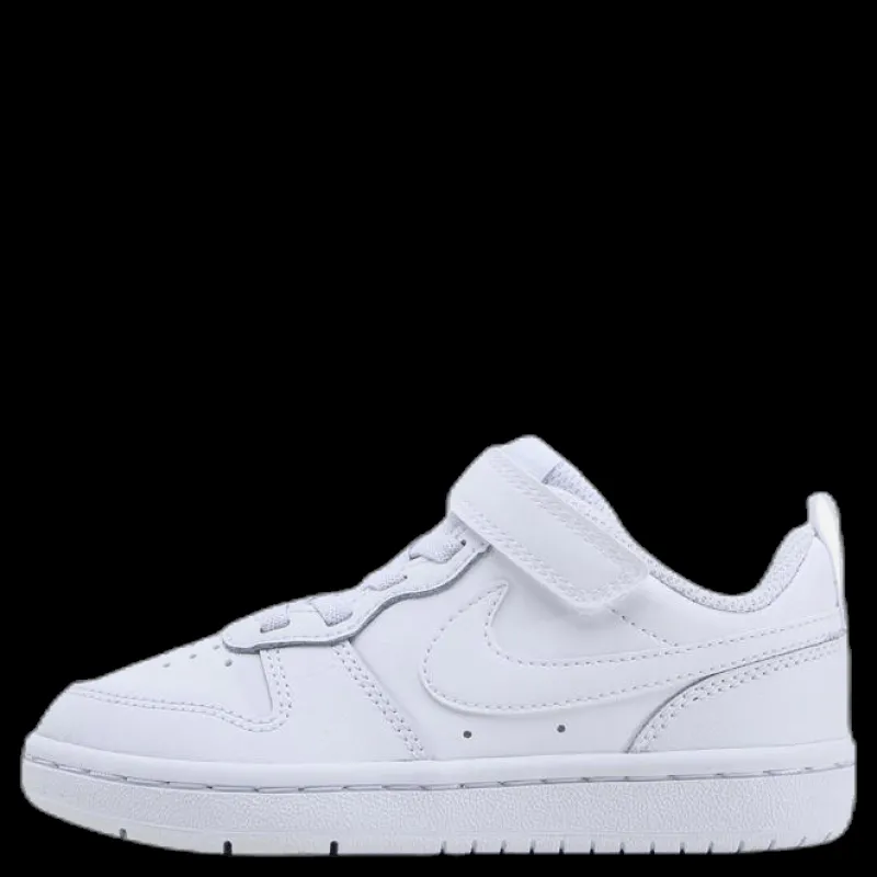 Nike Court Borough Low 2 Little Kids' Shoes WHITE/WHITE-WHITE Vit