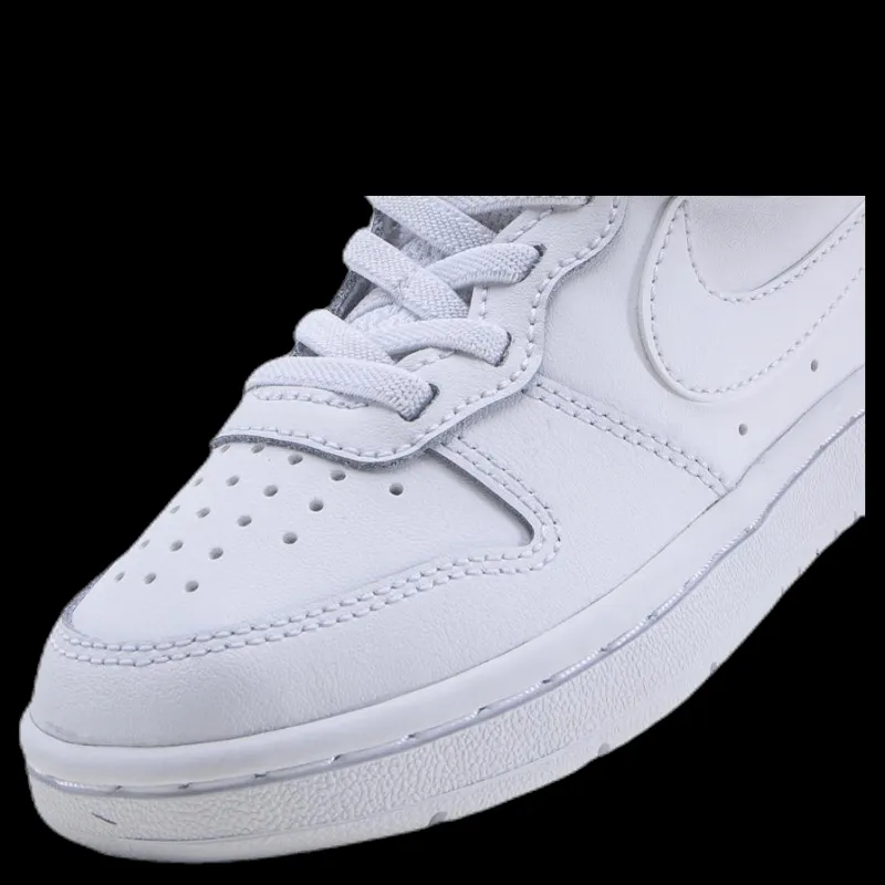 Nike Court Borough Low 2 Little Kids' Shoes WHITE/WHITE-WHITE Vit