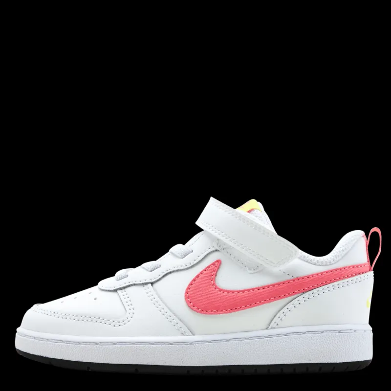 Clearance Nike Court Borough Low TD Pink/White Vit