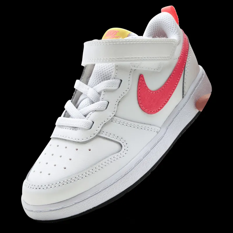 Clearance Nike Court Borough Low TD Pink/White Vit