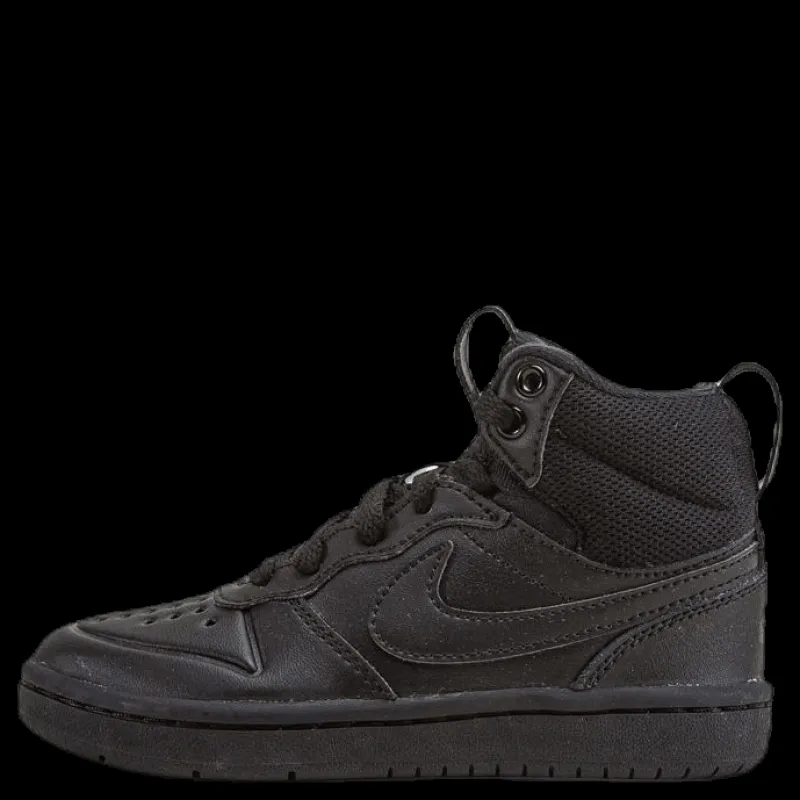Sale Nike Court Borough Mid Boot PS Little kids Black Svart