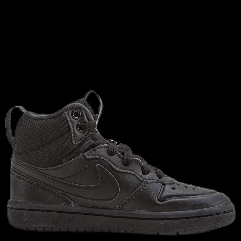 Sale Nike Court Borough Mid Boot PS Little kids Black Svart