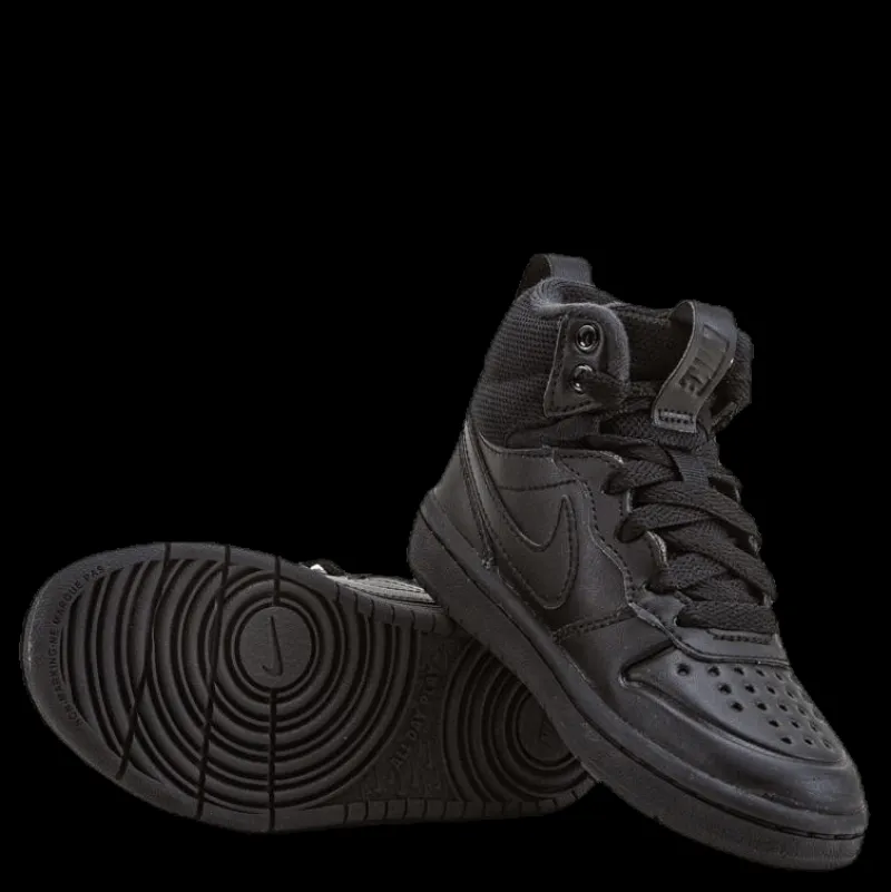 Sale Nike Court Borough Mid Boot PS Little kids Black Svart