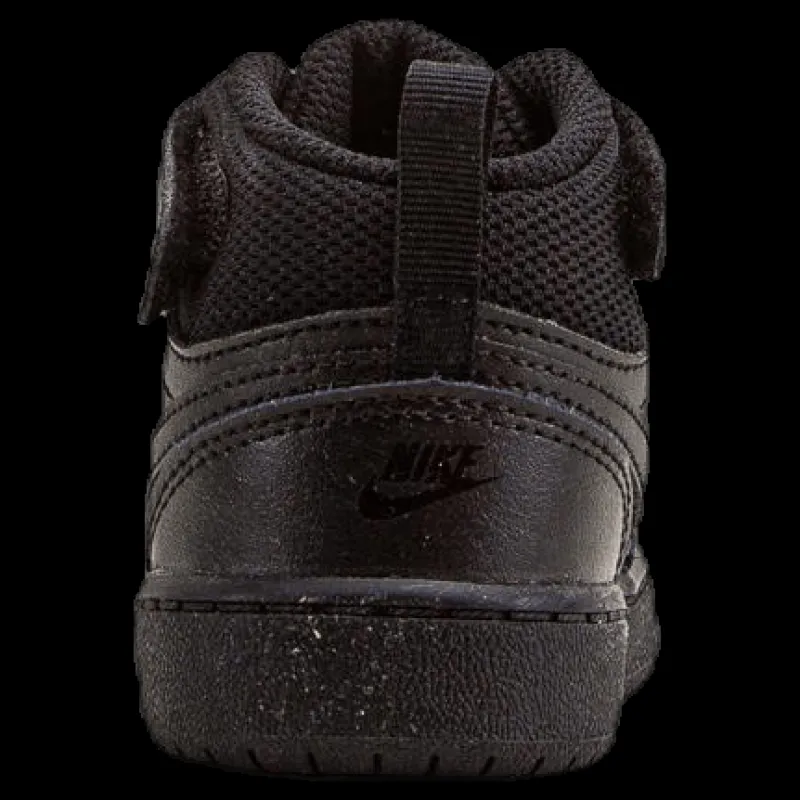 New Nike Court Borough Mid Sneaker TD Black Svart