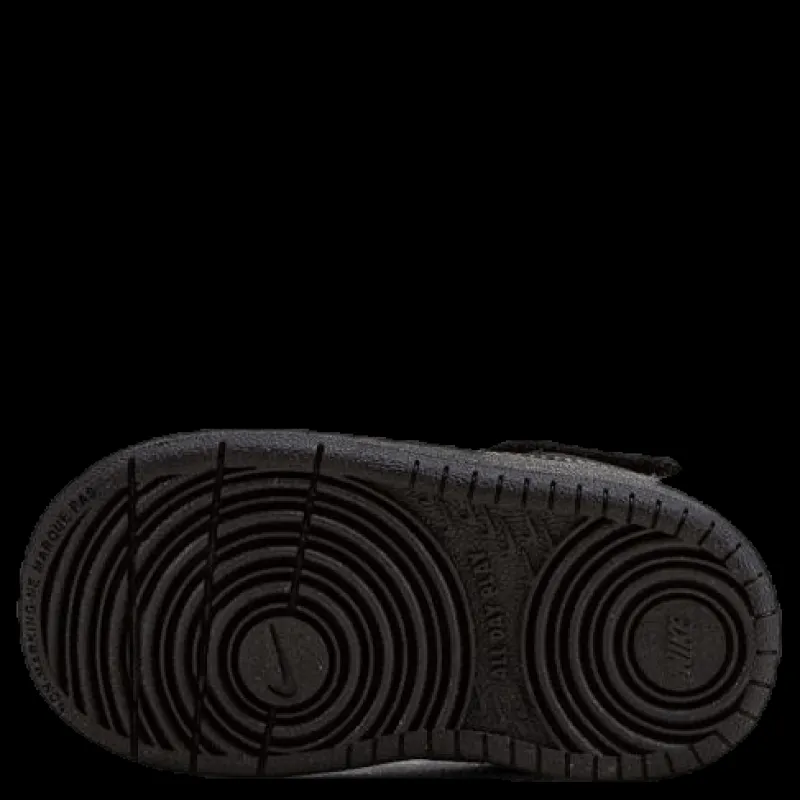 New Nike Court Borough Mid Sneaker TD Black Svart