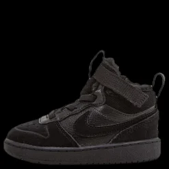 Clearance Nike Court Borough Mid Winterized TD Kids Black Svart