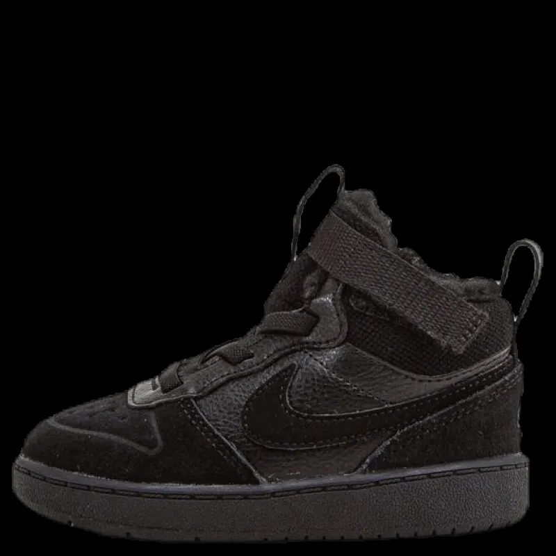 Clearance Nike Court Borough Mid Winterized TD Kids Black Svart