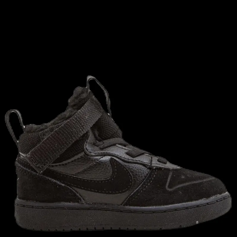 Clearance Nike Court Borough Mid Winterized TD Kids Black Svart