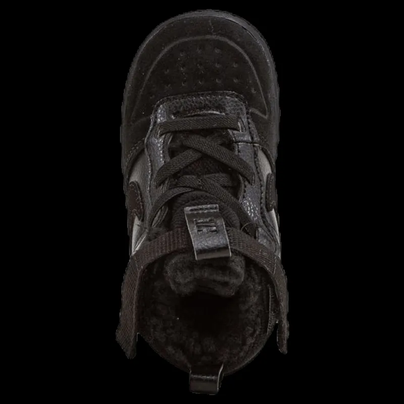 Clearance Nike Court Borough Mid Winterized TD Kids Black Svart