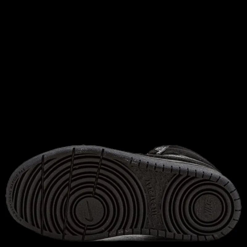 Nike Court Borough Mid Winterized PS Little kids Black Svart Clearance