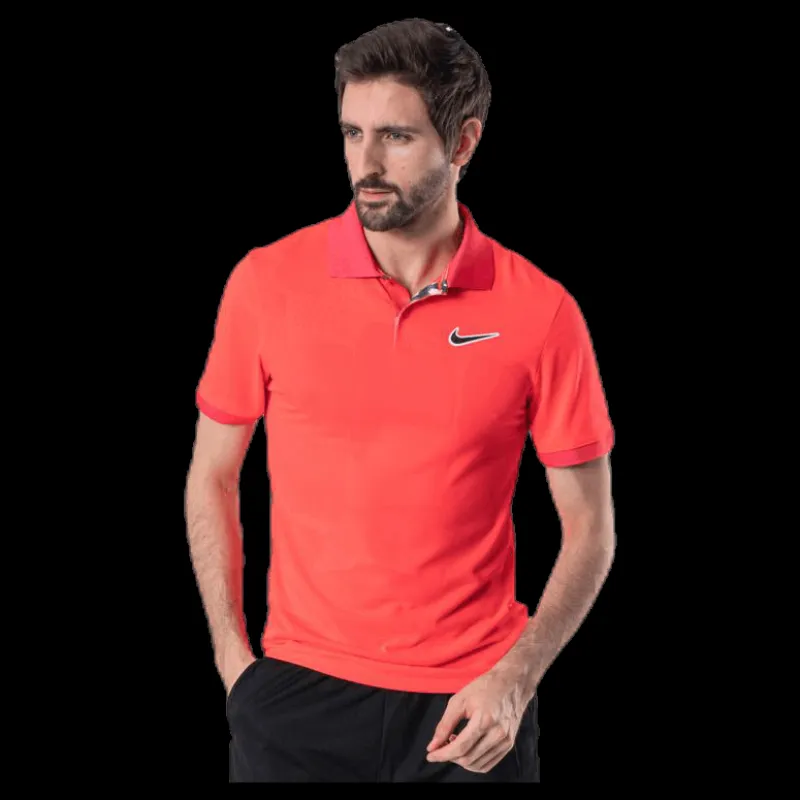 Nike Court Breathe Advantage Tee Pink Röd