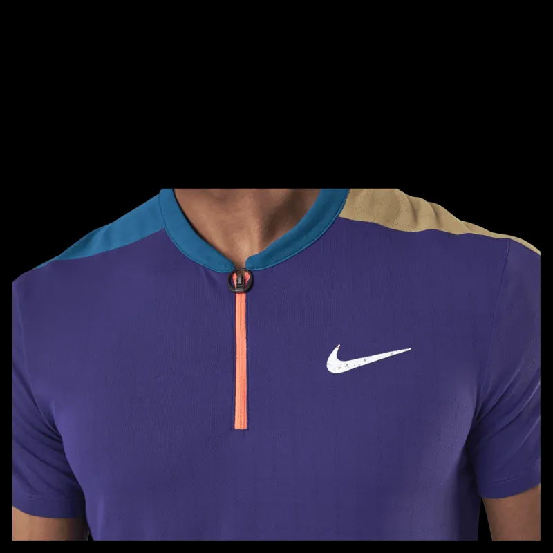 Best Nike Court Breathe Slam Polo Purple/Green Lila