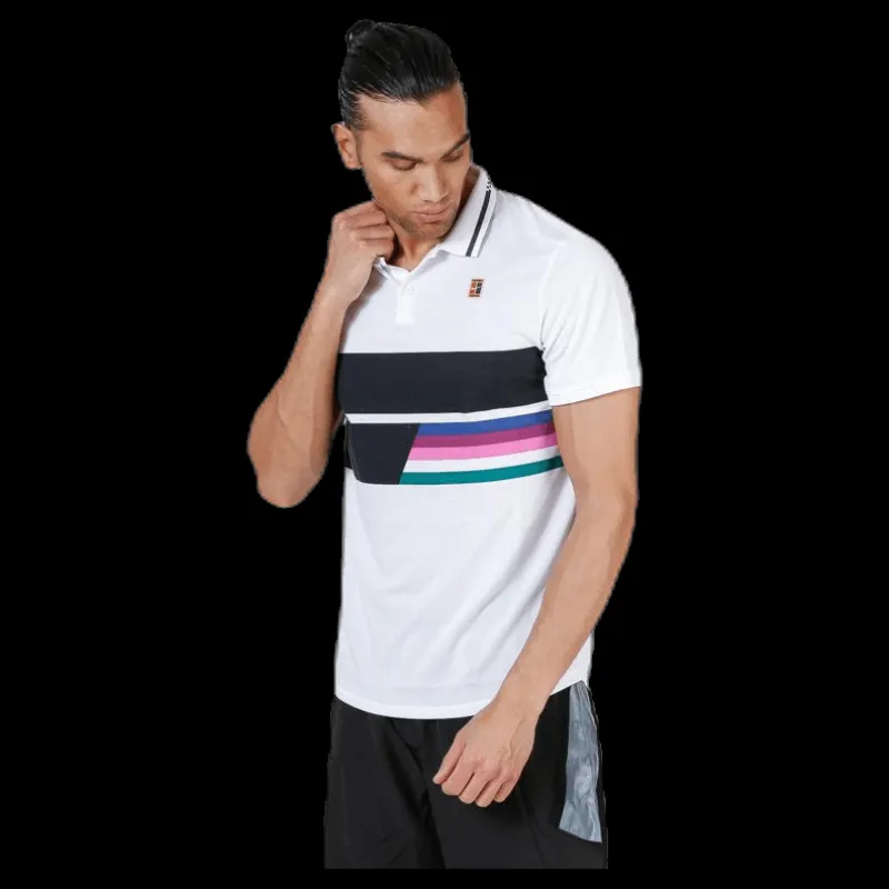 Discount Nike Court Classic Polo Blue/White/Black Blå, Vit och Svart