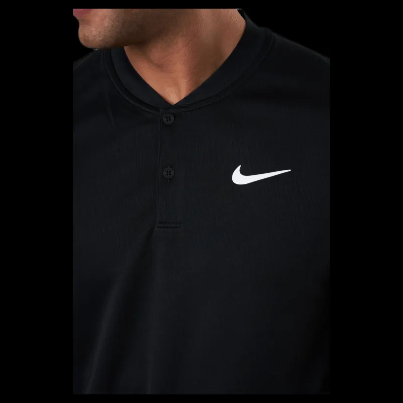 Best Nike Court Dry Polo Blade White/Black Svart