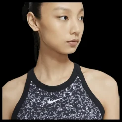 Nike Court Dry Printed Tank White/Black Flerfärgad Discount