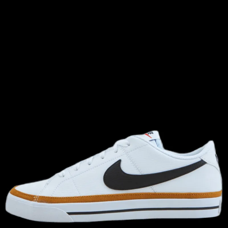 Best Nike Court Legacy Next Nature Women's Shoes WHITE/BLACK-DESERT OCHRE-TEAM ORANGE Vit