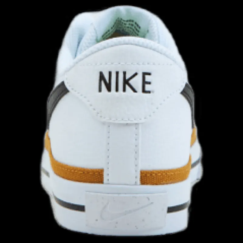 Best Nike Court Legacy Next Nature Women's Shoes WHITE/BLACK-DESERT OCHRE-TEAM ORANGE Vit