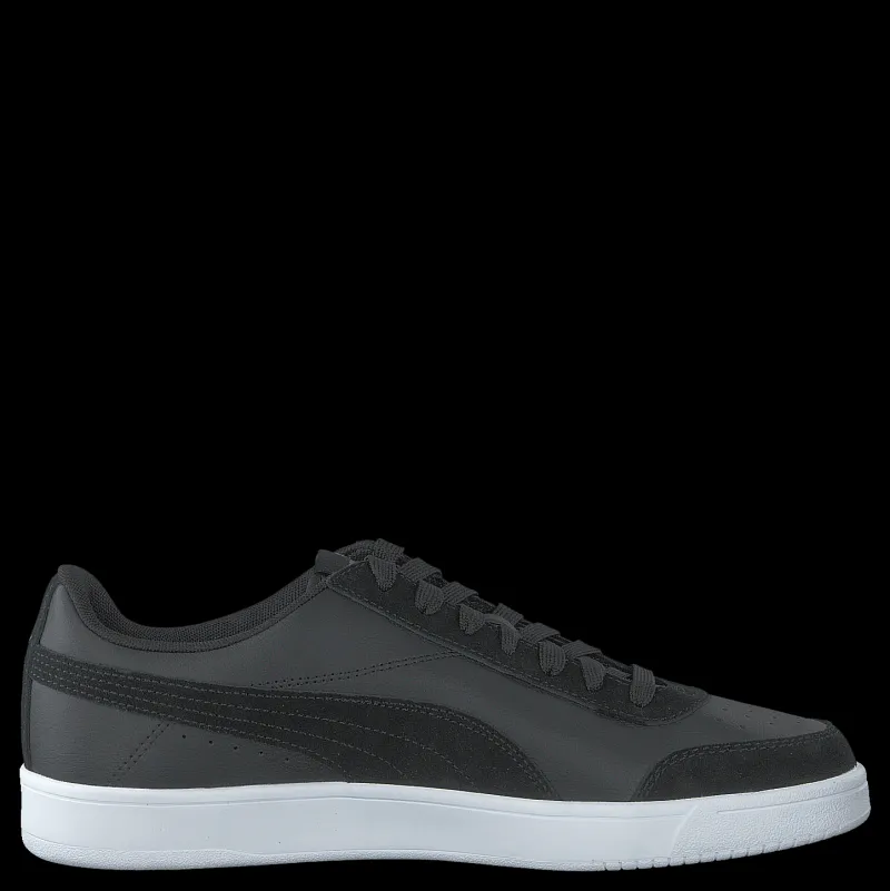New Puma Court Legend Lo Black-castlerock- Whi Svart