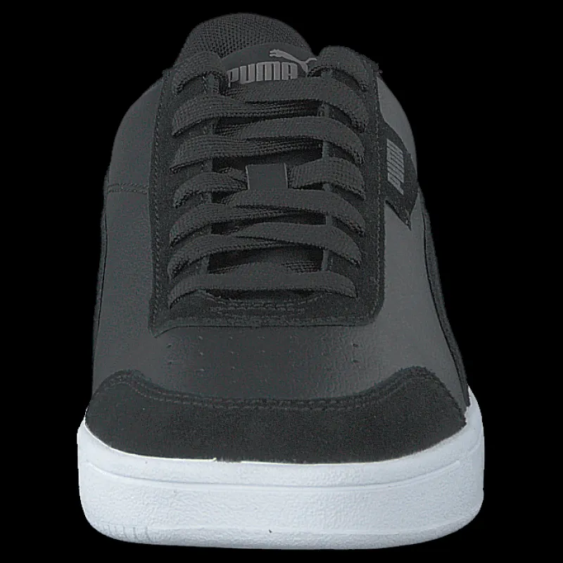 New Puma Court Legend Lo Black-castlerock- Whi Svart